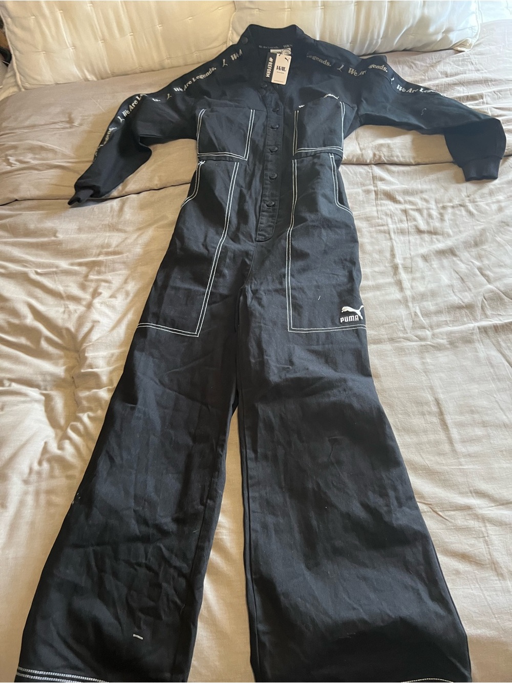 Womens puma we are legends jumpsuit (536314 01) size XXL - Picture 2 of 5